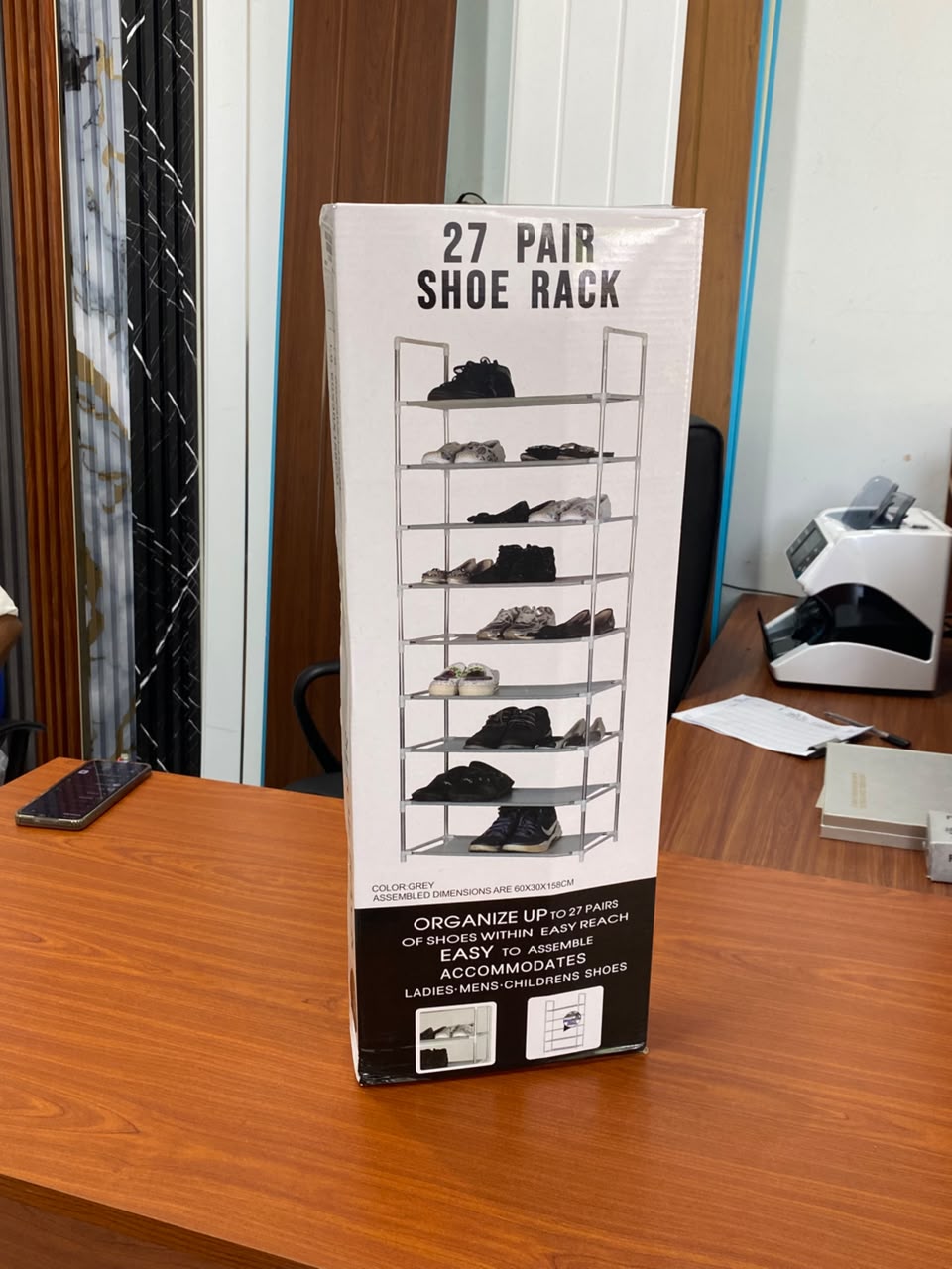 Portable Storage & Shoe Rack – 6 Shelves