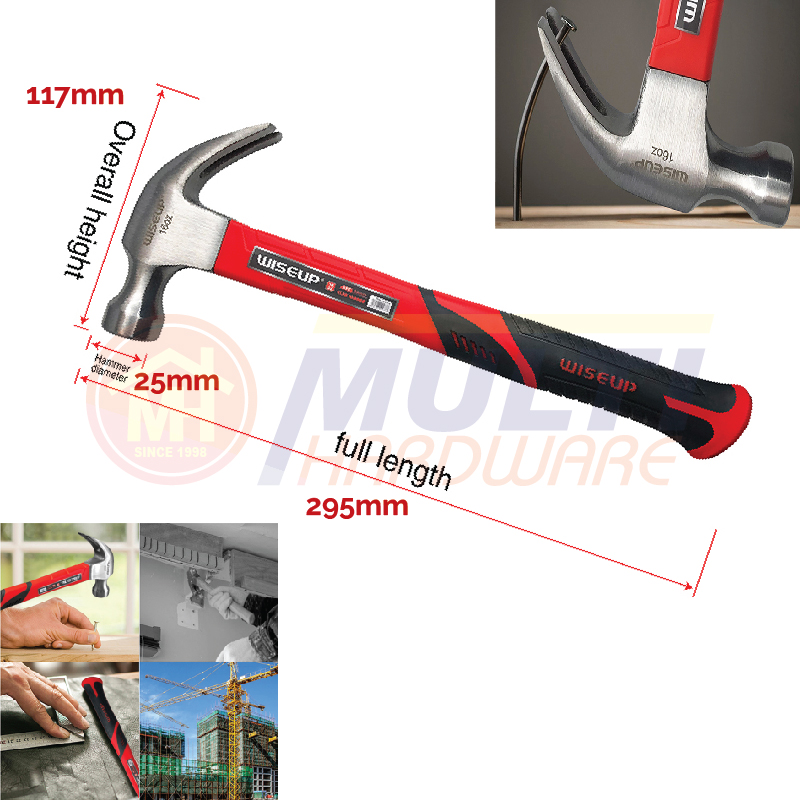 CLAW HAMMER SIZE：8OZ